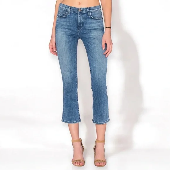 Current Elliott Kick Jeans Stockton Blue Denim Mid-Rise Womens Size 24 NWT - Picture 1 of 7